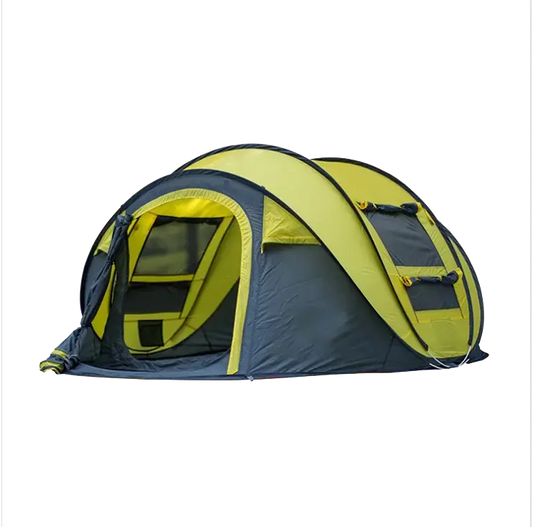 3-4 Person High-Quality Waterproof Automatic Instant Pop-Up Tent for Family Outdoor Camping
