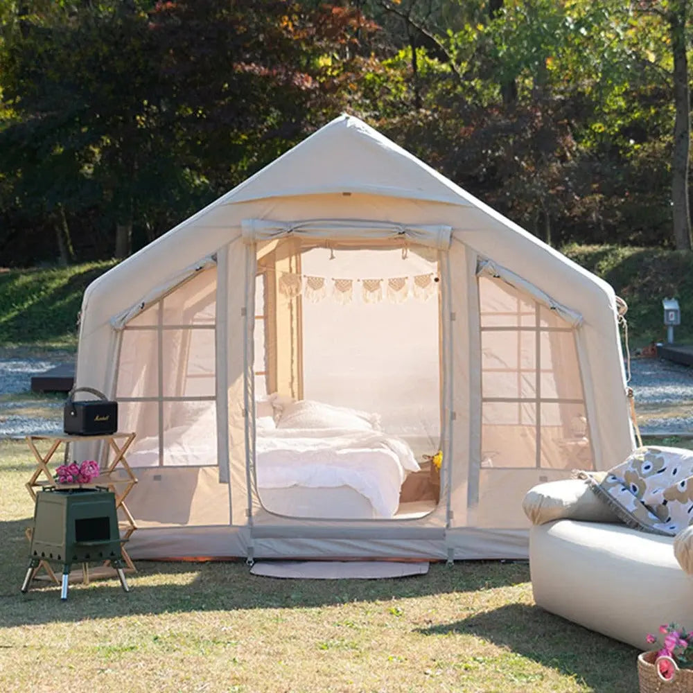 Winter Warm Inflatable Column Tent