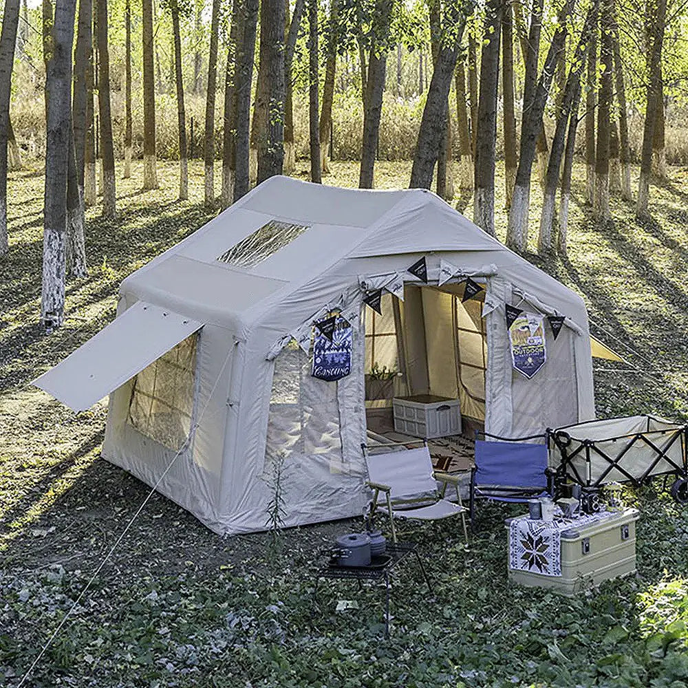 Winter Warm Inflatable Column Tent