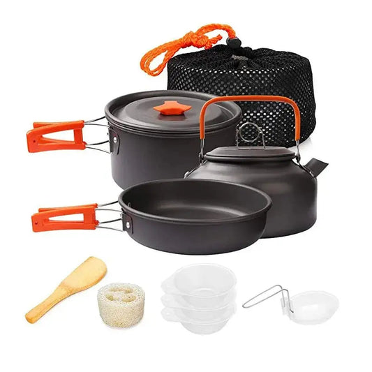 Lightweight Camping Cookware Kit – Outdoor Cooking Set